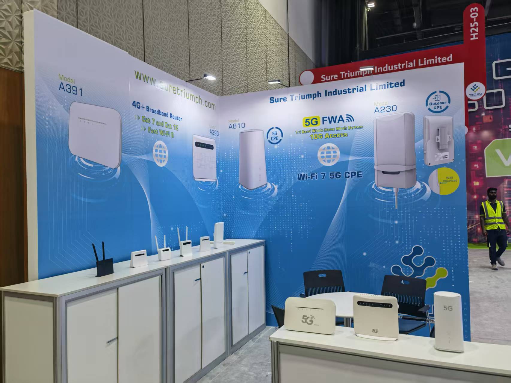 Yaojin брав участь у виставці Gitex 2025 у Дубаї